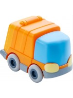 Детска играчка Haba - Камион за боклук с инерционен двигател