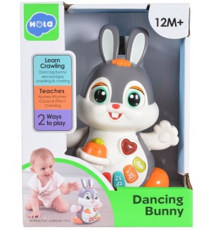 Детска играчка Hola - Танцуващ заек 