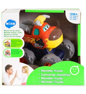 Детска играчка Hola Toys - Чудовищен камион, Бик