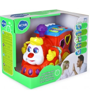 Детска играчка Hola Toys - Музикално сортер влакче