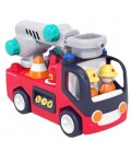 Детска играчка Hola toys - Пожарна, със звук и светлина