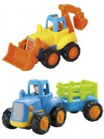 Детска играчка Hola Toys - Трактор или багер, асортимент