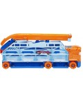 Детска играчка Hot Wheels City - Автовоз с писта за спускане, с количка