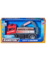 Детска играчка HTI Teamsterz - Товарен камион, 10 cm, червен
