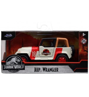 Детска играчка Jada Toys - Кола Jeep Wrangler, Jurassic Park, 1:32 Детска играчка Jada Toys - Кола Jeep Wrangler, Jurassic Park, 1:32