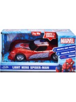 Детска играчка Jada Toys - Кола Marvel Light Hero Spider-Man, 1:32