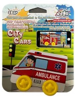 Детска играчка Jagu - Говорещи автомобили, Линейка