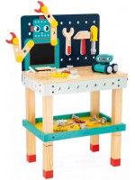 Детска играчка Janod Brico Kids - Голям работен тезгях, робот