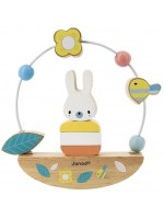Детска играчка Janod Pure - Люлеещ се заек, 4 части