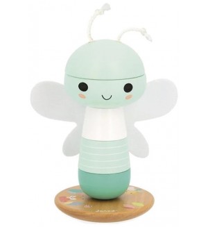 Детска играчка Janod Pure - Водно конче за нанизване, 5 части