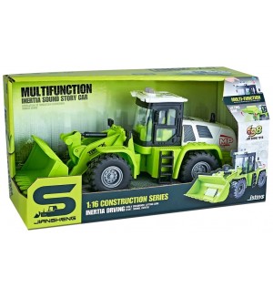 Детска играчка Jiansheng Multifunction - Булдозер, 1:16
