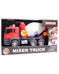 Детска играчка Jin Jia Toys - Камион бетоновоз със звук и светлина