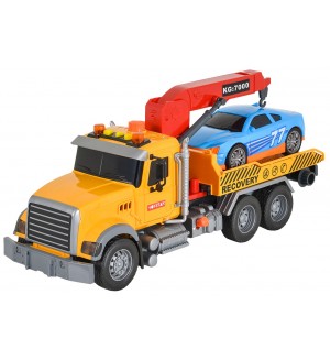 Детска играчка Jin Jia Toys - Камион репатрак със звук и светлина