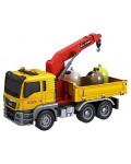 Детска играчка Jin Jia Toys - Камион с кофи за боклук, със звук и светлина