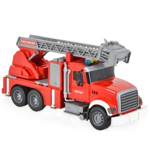 Детска играчка Jin Jia Toys - Пожарна със звук,светлина и вода