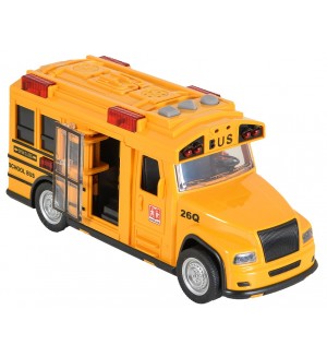 Детска играчка Jin Jia Toys - Училищен автобус със звук и светлина