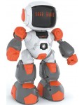 Детска играчка Kids Buddy - Робот с часовник, оранжев