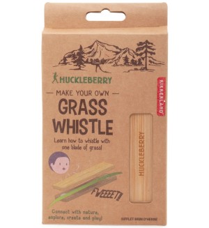 Детска играчка Kikkerland Huckleberry - Направи си сам свирка с трева 