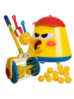 Детска играчка Kruzzel - Прахосмукачка с изстрелвач на топки