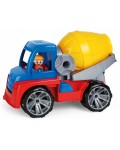 Детска играчка Lena Truxx - Бетонобъркачка с фигурка, 27 cm
