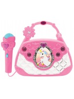 Детска играчка Lexibook - Електронна караоке чанта Unicorn, с микрофон