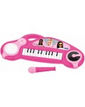 Детска играчка Lexibook - Електронно пиано Barbie, с микрофон
