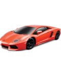 Детска играчка Maisto Motosounds - Кола Lamborghini Aventador Coupe, 1:24, червена