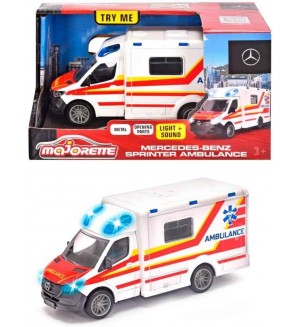 Детска играчка Majorette - Линейка Mercedes-Benz Sprinter