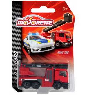 Детска играчка Majorette SOS - Пожарна с кран