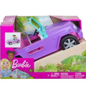 Детска играчка Mattel Barbie - Летен джип,без покрив