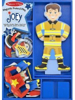 Детска играчка Melissa and Doug - Магнитна кукла за обличане Били-Джоуи
