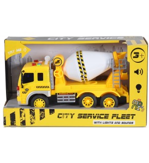 Детска играчка Moni Toys - Бетоновоз със стълба, 1:16