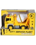 Детска играчка Moni Toys - Бетоновоз със звук и светлина, 1:20