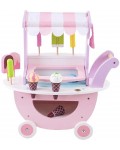 Детска играчка Moni Toys - Дървена количка за сладолед