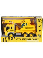Детска играчка Moni Toys - Камион с кабина и кран, 1:16