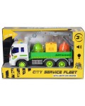 Детска играчка Moni Toys - Камион с контейнери и кран, 1:16