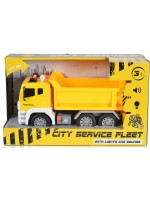 Детска играчка Moni Toys - Самосвал, жълт, 1:12