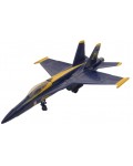 Детска играчка Newray - Самолет, F/A 18 Blue Angels, 1:72
