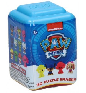 Детска играчка Nickelodeon - 3D гумичка Paw Patrol, асортимент