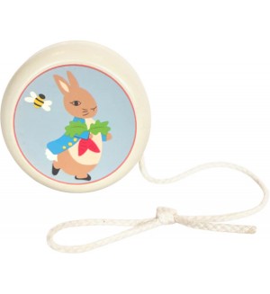 Детска играчка Orange Tree Toys Peter Rabbit - Дървено йо-йо