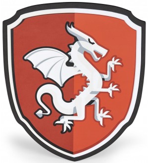 Детска играчка Papo Form Arsenal - Щит на дракон