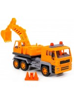 Детска играчка Polesie Toys - Камион с багер