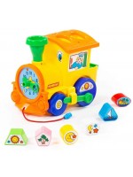 Детска играчка Polesie Toys - Сортер локомотив