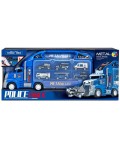 Детска играчка Raya Toys - Автовоз с коли, син