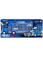 Детска играчка Raya Toys - Автовоз с коли, син