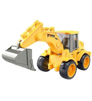 Детска играчка Raya Toys - Багер, жълт Детска играчка Raya Toys - Багер, жълт