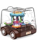 Детска играчка Raya Toys - Инерционна количка Bear, кафява