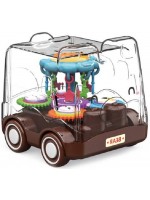 Детска играчка Raya Toys - Инерционна количка Bear, кафява Детска играчка Raya Toys - Инерционна количка Bear, кафява