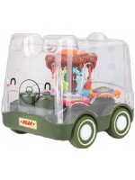 Детска играчка Raya Toys - Инерционна количка Bear, зелена Детска играчка Raya Toys - Инерционна количка Bear, зелена