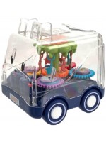 Детска играчка Raya Toys - Инерционна количка Rabbit, синя Детска играчка Raya Toys - Инерционна количка Rabbit, синя